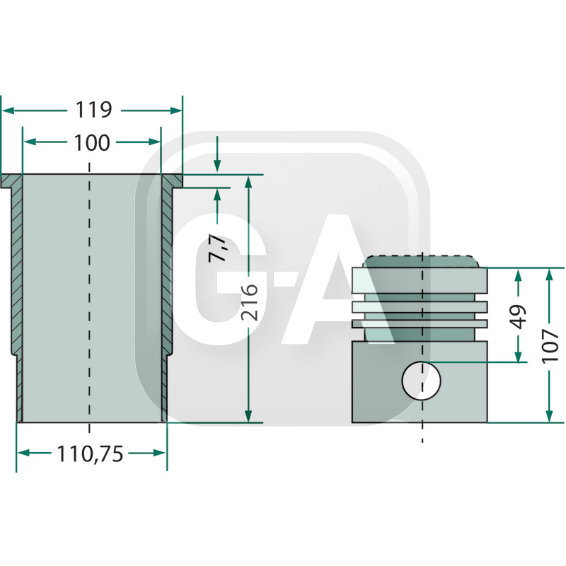 Kit cylindree tracteur McCormick